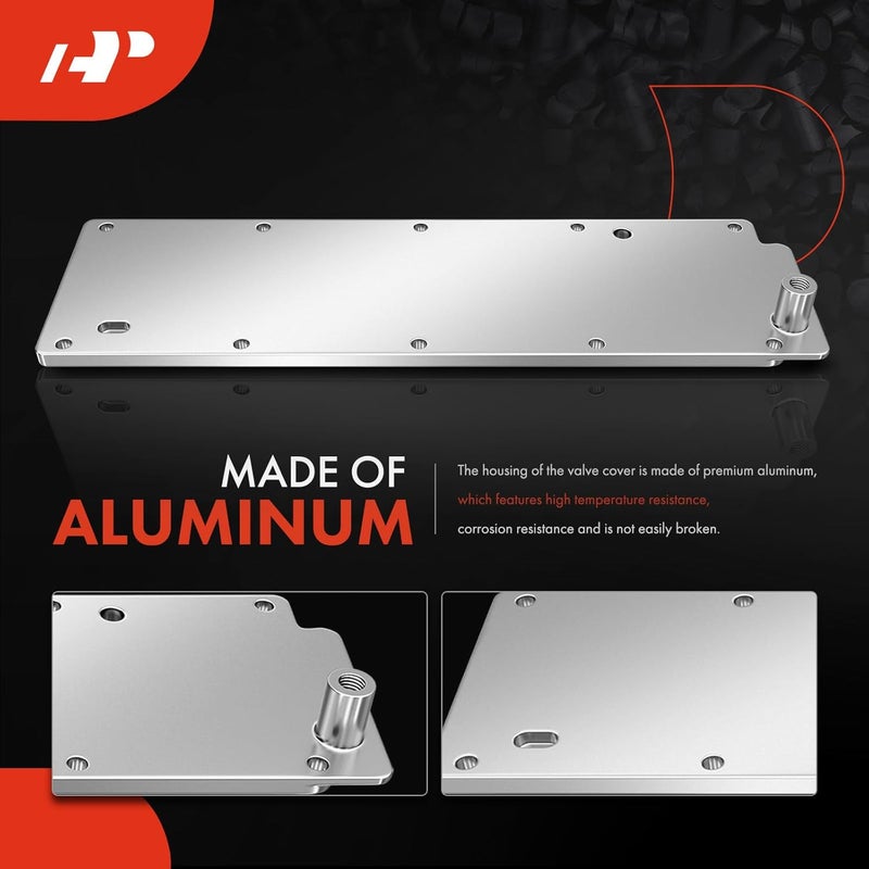 A-Premium LS Gen 4 (IV) Valley Cover Plate Kit, Non AFM/DOD Block Off Plate, Compatible with 2007-2013 Chevy GMC Cadillac Silverado Sierra SUV, LS2 LS3 LS7 L92, 4.8L 5.3L 6.0L 6.2L, Replace # 12598832 - Image 5